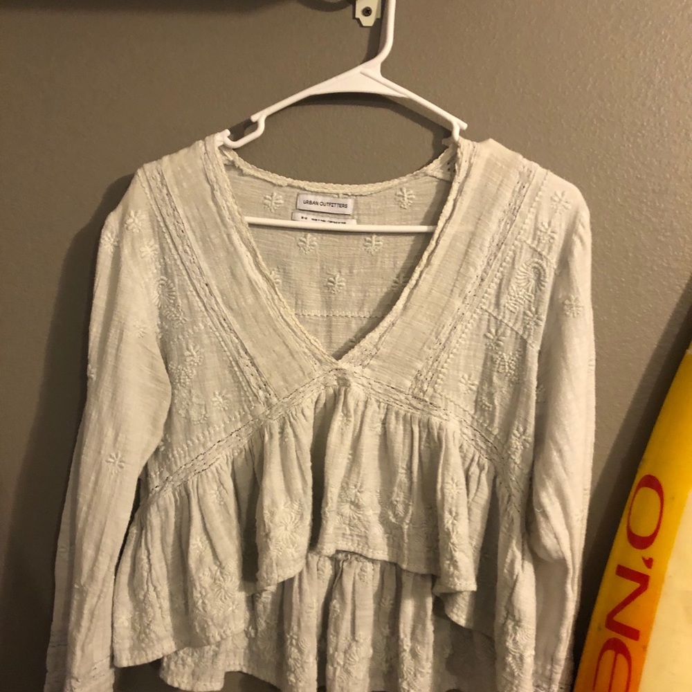 White lace top